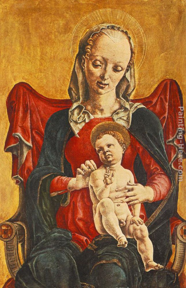 Madonna with the Child painting - Cosme Tura Madonna with the Child art painting